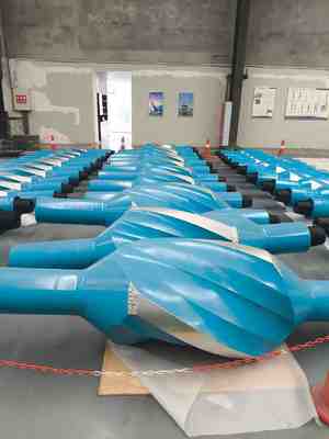 12-1/4" spiraal integrale lemma stabilisator 8-1/4" OD lichaam met 6-5/8" Reg. doos naar beneden en doos naar boven