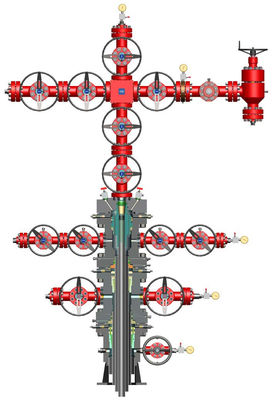 kwaliteit  API 6A Anti Corrosion Wellhead And Christmas Tree 3 1/8" 5000PSI fabriek