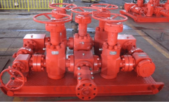 Red Choke And Kill Manifold API 16C 6A 2 1/16' 3000 - 20000psi