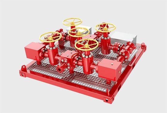 Red Choke And Kill Manifold API 16C 6A 2 1/16' 3000 - 20000psi