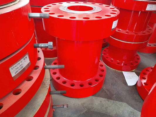 De rode Dubbele Beslagen Adapter van de Adapter Mechanische Flens voor Olieveld
