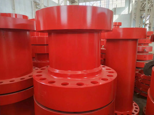 API 6A Dubbele Beslagen de Flensadapter van het Adapter Gemakkelijke Veilige Gietijzer