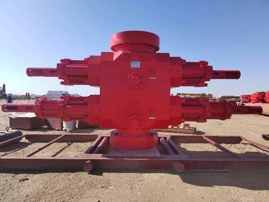 Dubbele Ramsslag smeedde u-type met de hydraulische open en dichte structuur van de bonnettenscheerbeurt met spanningsverhogers achter elkaar