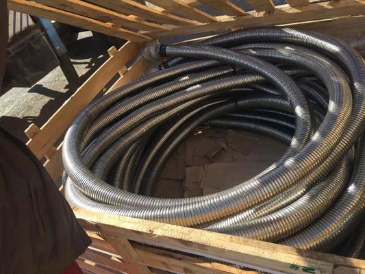 1“ van de de Brandweerstand van 10000psi Gepantserde de Controleslang van slag met 304 Roestvrije de Unie van de Dekkingshamer Verbinding