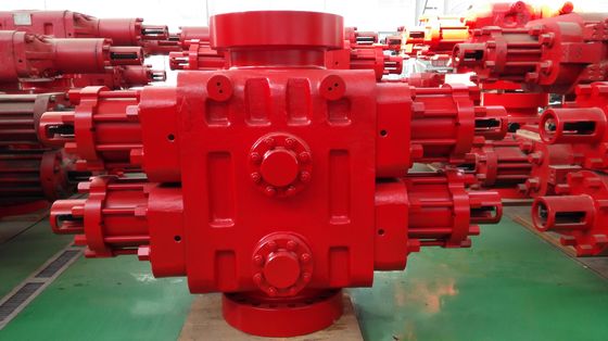 Shaffertype dubbele ramsslag met scheerbeurtbonnetten bekwaam om 5“ G105-boorpijp te scheren