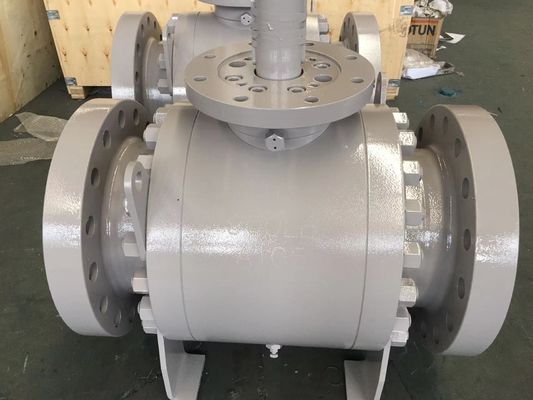 luchtcontrole of hydraulische controle ASME B16.34 Materiaal Hydraulische kogelklep voor diverter 12&quot; klasse 300/600/900 -46-250C