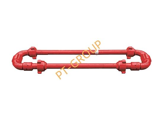2&quot; 5000 psi Werkdruk Chicksans Connectoren 12&quot; lengte